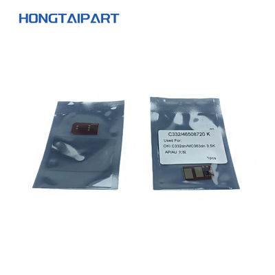 Reset Toner Chip For OKI C332dn MC363dn Big Size AP AU Version Cartridge Chip 46508709 46508710 46508711 46508712 3.5K