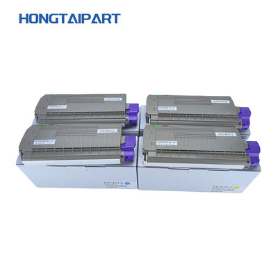 Buy Compatible Color Toner Cartridge CMYK 45396213 45396214 45396215 45396216 For OKI ES7470 ES7480 ES7460 Printer Toner Kit online manufacture