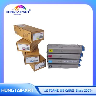 Buy Printer Color Toner Cartridge 46490608 46490607 46490606 46490605 forOKI C542 C542dn C532 C532dn MC563 MC573 MC573dn Toner Kit online manufacture