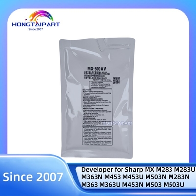 Buy Black Developer Powder MX-500AV MX500AV For Sharp MX M283 M283U M363N M453 M453U M503N M283N M363 M363U M453N M503 M503U online manufacture