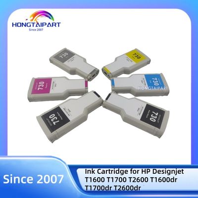 Buy 300ML Ink Cartridge 730 P2V71A-MK P2V73A-PK P2V68A-C P2V70A-Y P2V69A-M P2V72A-G for HP Designjet T1600 T1700 T2600 T1600dr T1700dr T2600dr online manufacture