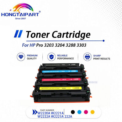 Buy W2220A W2221A W2222A W2223A Toner Cartridge 222A for HP Pro 3203 3204 3288 3303 online manufacture