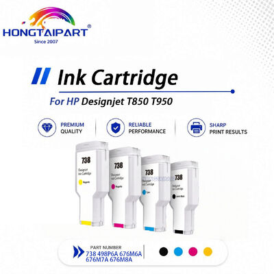 Buy HP 738 Ink Cartridge 300ml For Designjet T850 T950 498P6A 676M6A 676M7A 676M8A online manufacture