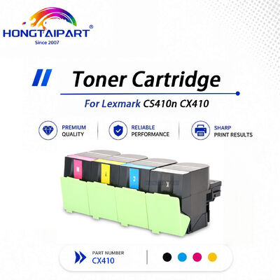 Buy Clear Image Low Defect Lexmark CX410 Toner Cartridge For CS410n CX410 Office Multifunction Printer online manufacture