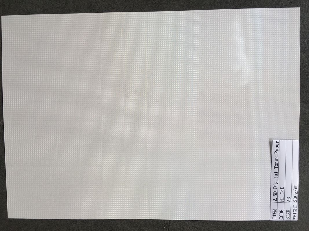 2.5D Digital Toner Paper Shining Paper Advertisement  Exhibition Frame Paper