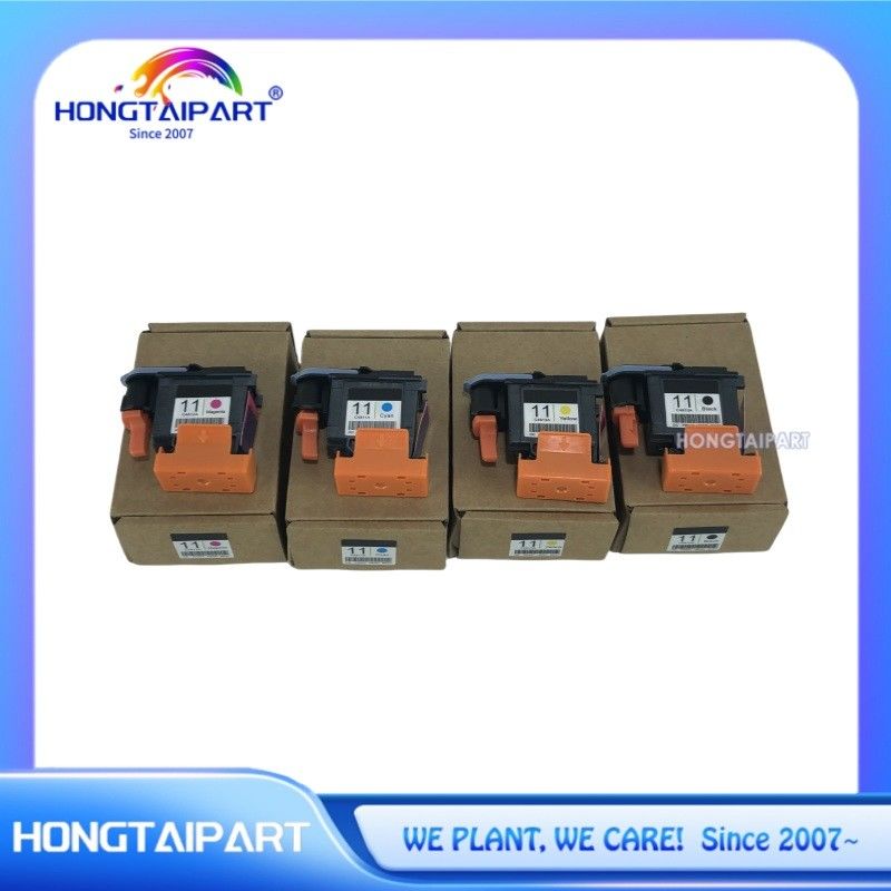 4-Pack HP No. 11 Printhead Set (C4810A C4811A C4812A C4813A) For DesignJet 100/110/500/800