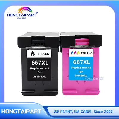 Ink Cartridge 3YM81AL 3YM80AL 667XL 667 For HP DeskJet Ink Advantage 1275 2374 2375 2376 2775 2776, Plus 6475 6476, DeskJet Plus Ink Advantage 6075 Printer