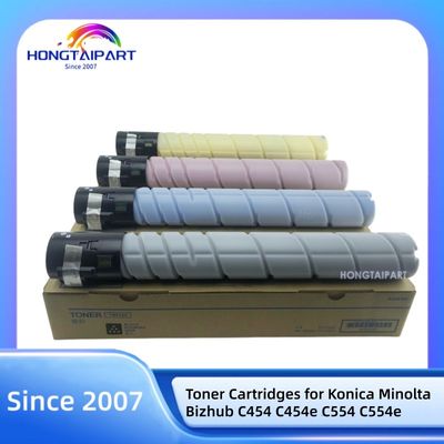 Toner Cartridges TN512 for Konica Minolta Bizhub C454 C454e C554 C554e BK540g C M Y 510g HONGTAIPART