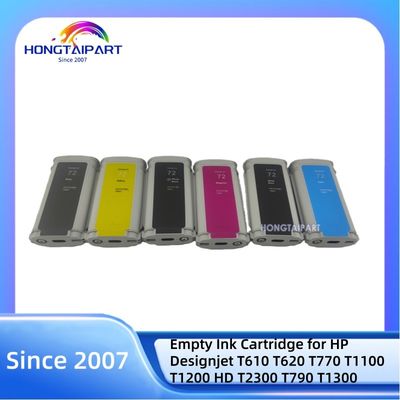 130ML Empty Ink Cartridge 72 C9403A-MK C9370A-PK C9371A-C C9372A-M C9373A-Y C9374A-G Neutral Packing for HP Designjet Printers