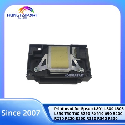 Original Epson Printhead F180040 F180050 Compatible with L801 L800 L805 L850 T50 T60 R290 RX610 690 R200 R210 R220 R300 R310 R340 R350 in Neutral Packing