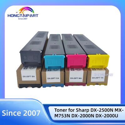 Toner for Sharp DX-2500N MX-M753N DX-2000N DX-2000U DX-25FTBA DX-25FTCA DX-25FTMA DX-25FTYA Printer Toner Kits