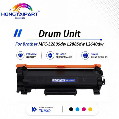 Consistent-toned TN2560 Toner & DR2560 Drum Unit Anti-fading Compatible For Brother MFC-L2805dw L2885dw L2640dw