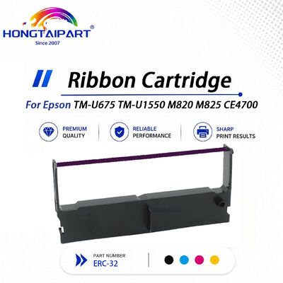 Smudge-proof ERC-32 Ribbon Cartridge Crisp Imprint Compatible For Epson TM-U675 TM-U1550 M820 M825 CE4700